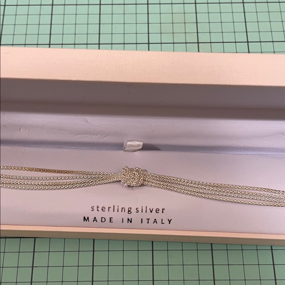 Sterling Silver Knot Bracelet